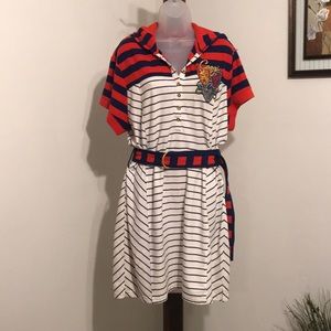 Coogi hoodie shirt dress
